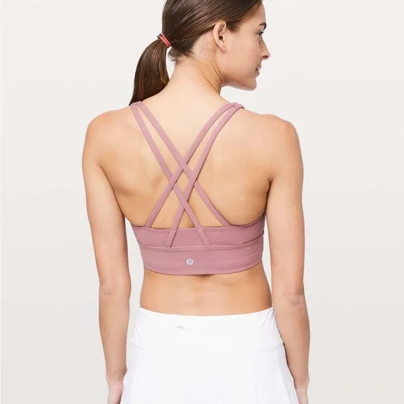 Lululemon Athletica Longline Energy Sports Bra in Velvet Dust - Picture 5 of 6